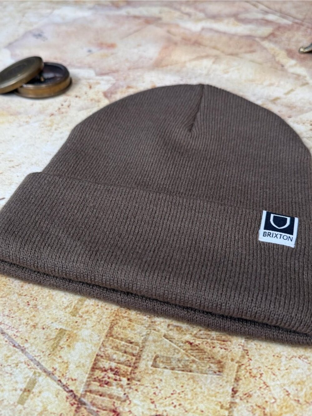 Brixton Harbor Beta Watch Cap Beanie - Coyote Brown - Picture 5 of 12